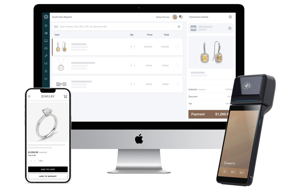 J360 POS devices gold