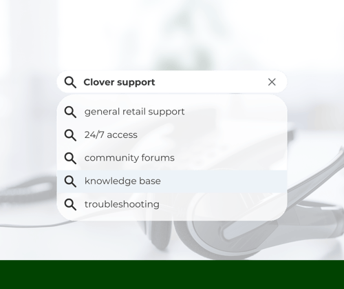 clover support graphic