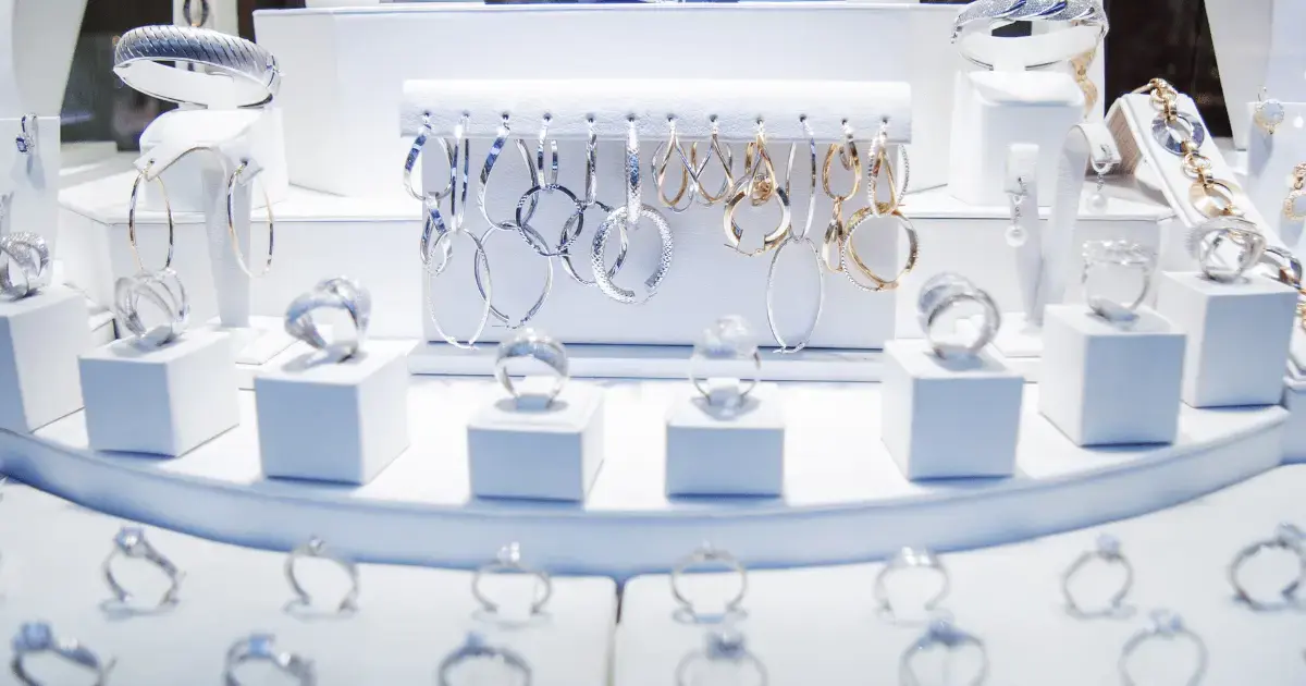 A jewelry display