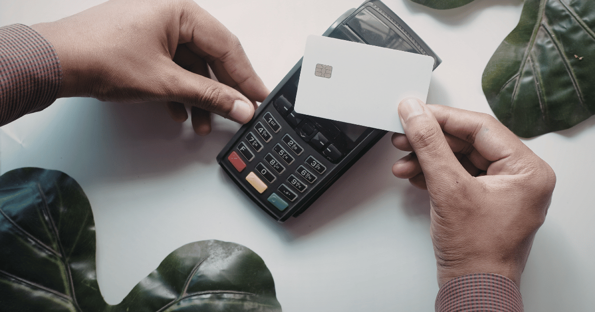 card tap on machine